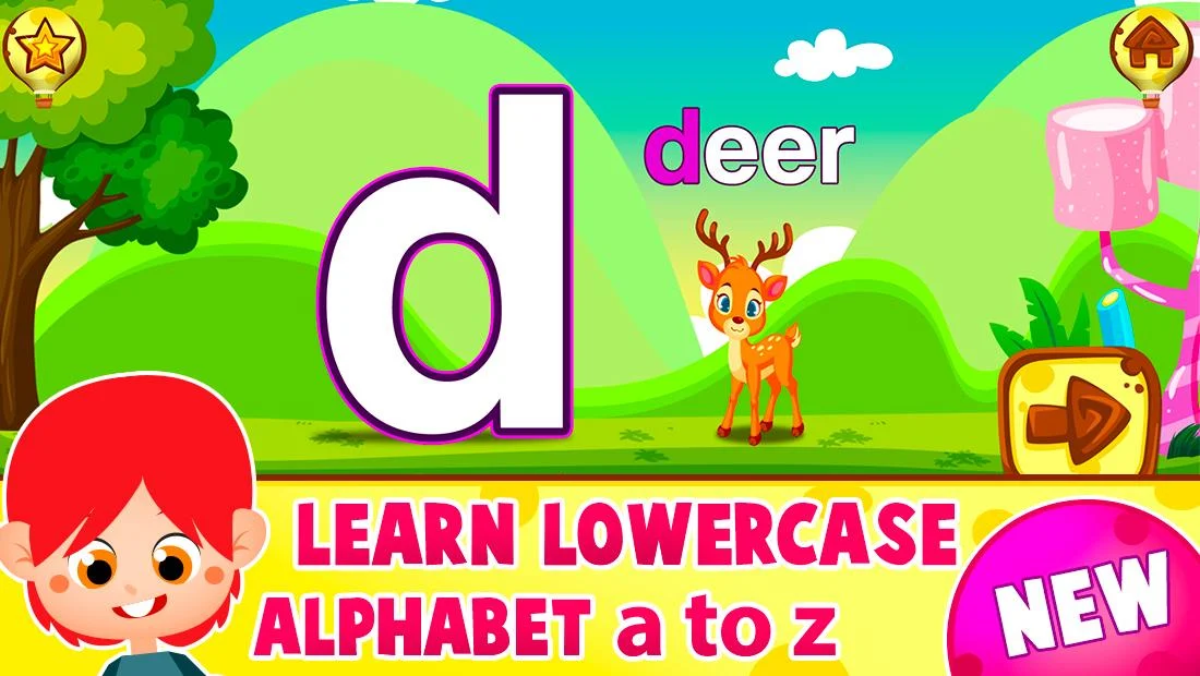 Bé học đánh vần từ deer cùng ABC Kids